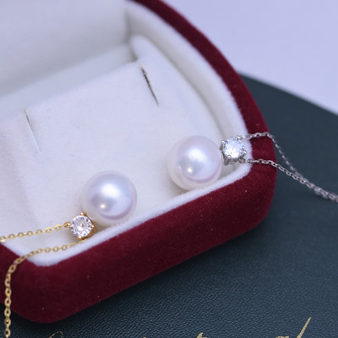 Timeless Kate Zirconia Pearl Pendant Necklace - Perfect Daily Wear